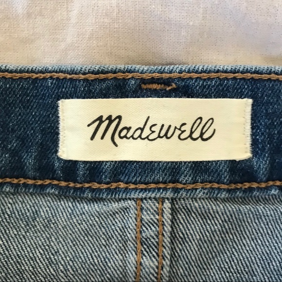 Madewell High Rise Button Fly Denim Shorts - Picture 4 of 4
